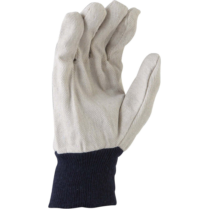 Maxisafe Cotton Drill Large Blue Glove GCD101/L