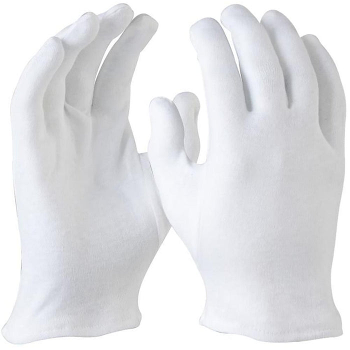 Maxisafe Cotton Interlock  Hemmed Cuff Ladies Gloves GCI100/S