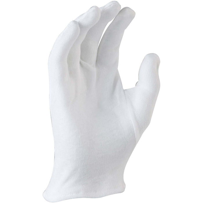 Maxisafe Cotton Interlock  Hemmed Cuff Mens Gloves GCI100/L