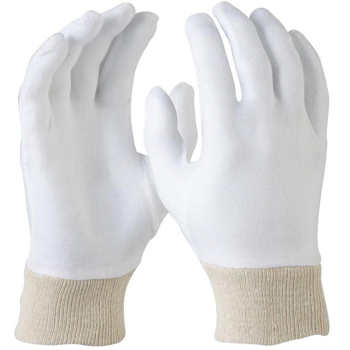 Maxisafe Cotton Interlock  Knitted Wrist Ladies Gloves GCK110/S