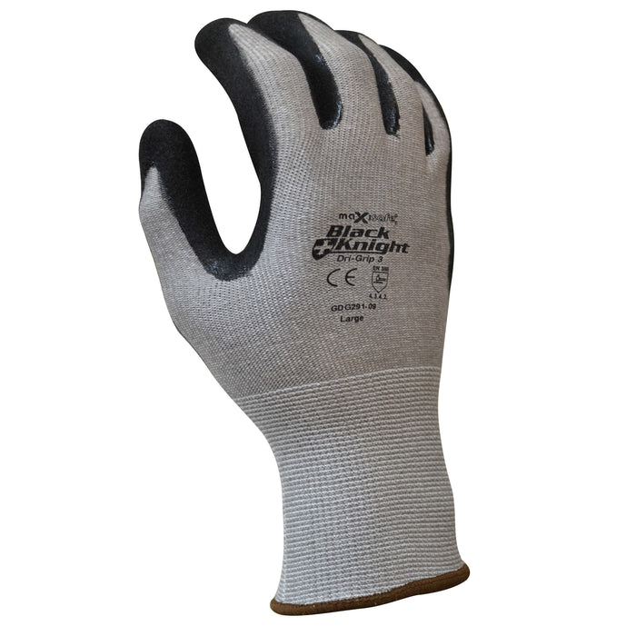 Maxisafe Black Knight Dri-Grip Cut 3 Glove