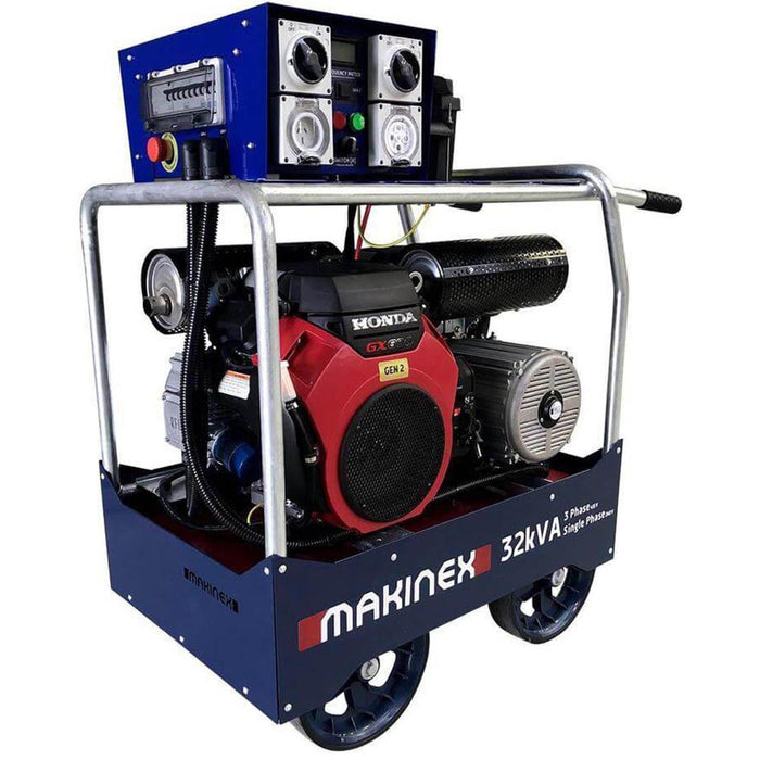 Makinex 32kVA Dual Honda GX690 Petrol Generator GEN-32P-AU