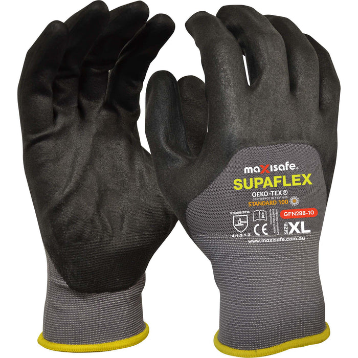 Maxisafe Supaflex 3/4 Coated Synthetic Glove