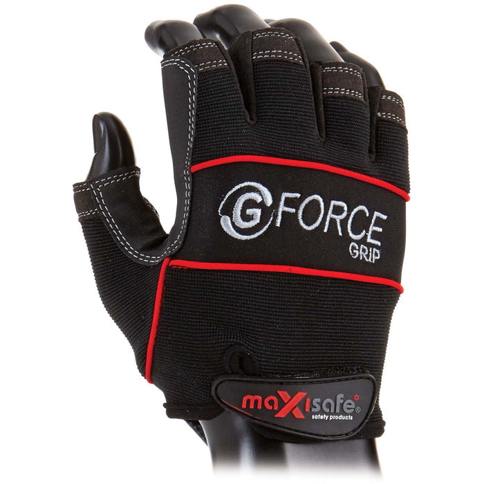 Maxisafe G-Force Grip Fingerless Gloves