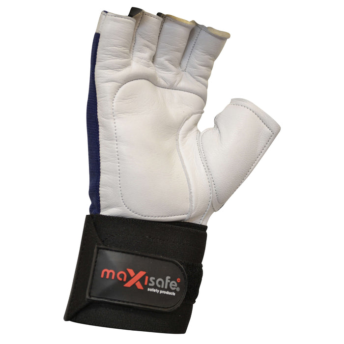 Maxisafe G-Force Fingerless Anti Vibration Gloves