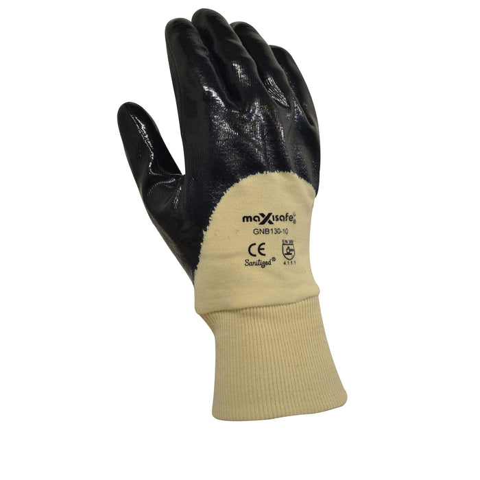 Maxisafe Blue Knight 3/4 Nitrile Coated Glove