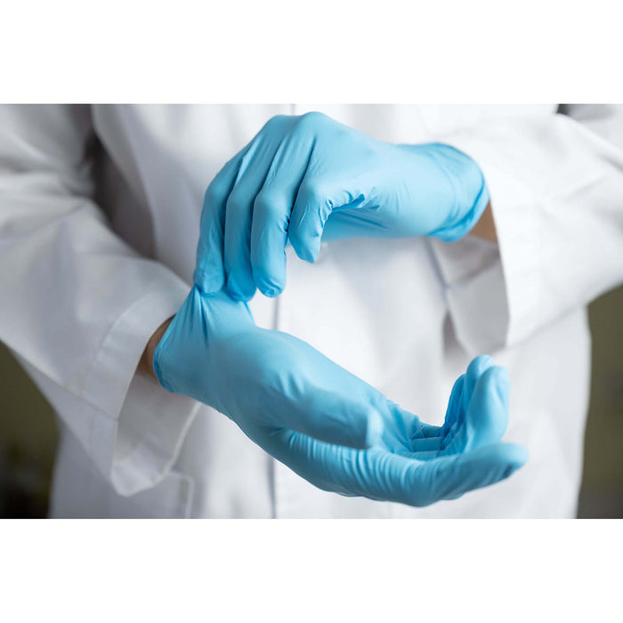 Maxisafe Eco-Shield Blue Nitrile Unpowdered Glove