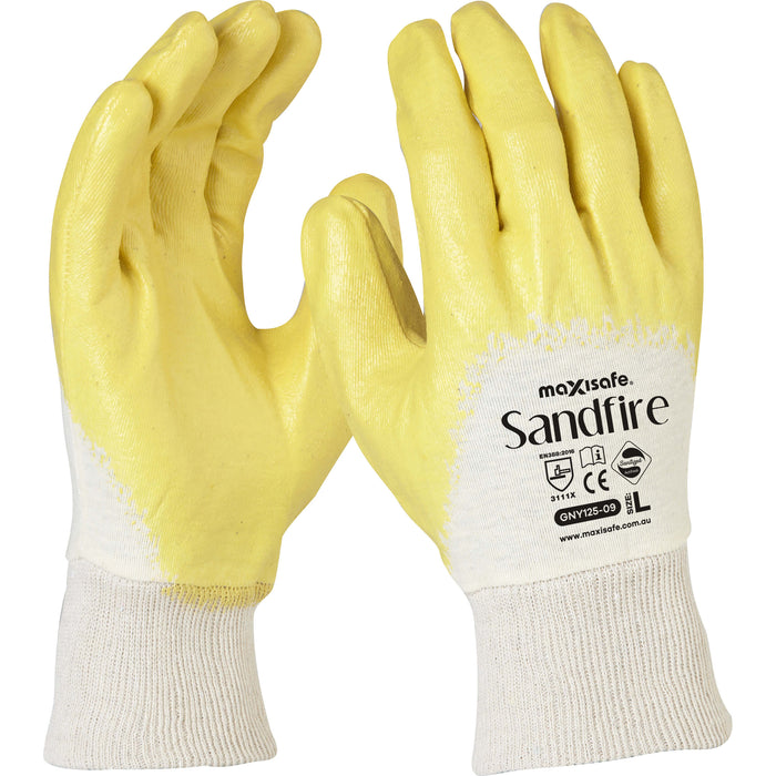 Maxisafe Sandfire Nitrile Glove