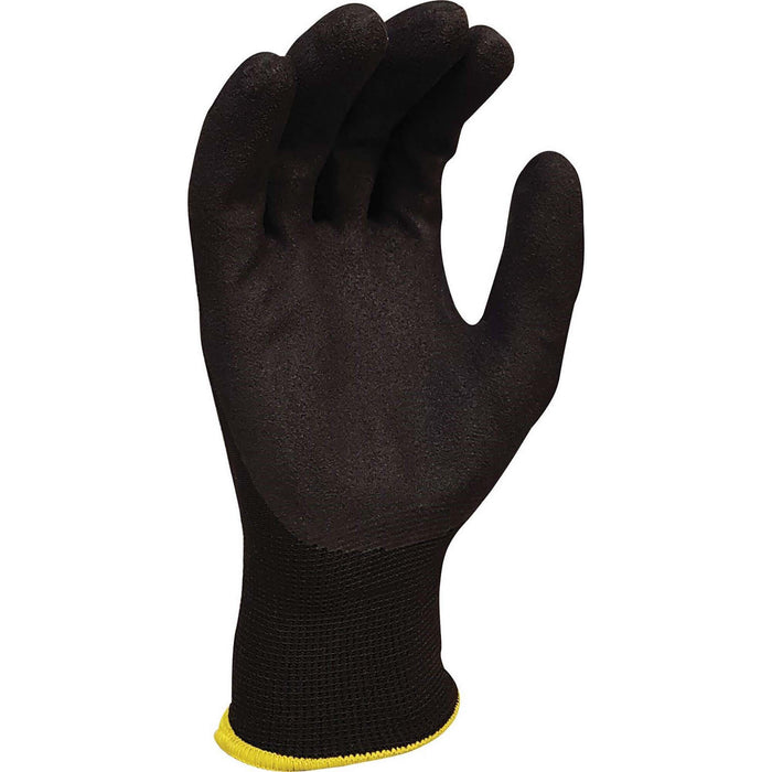 Maxisafe 'RippaGrippa' Black Nitrile Polyester Glove