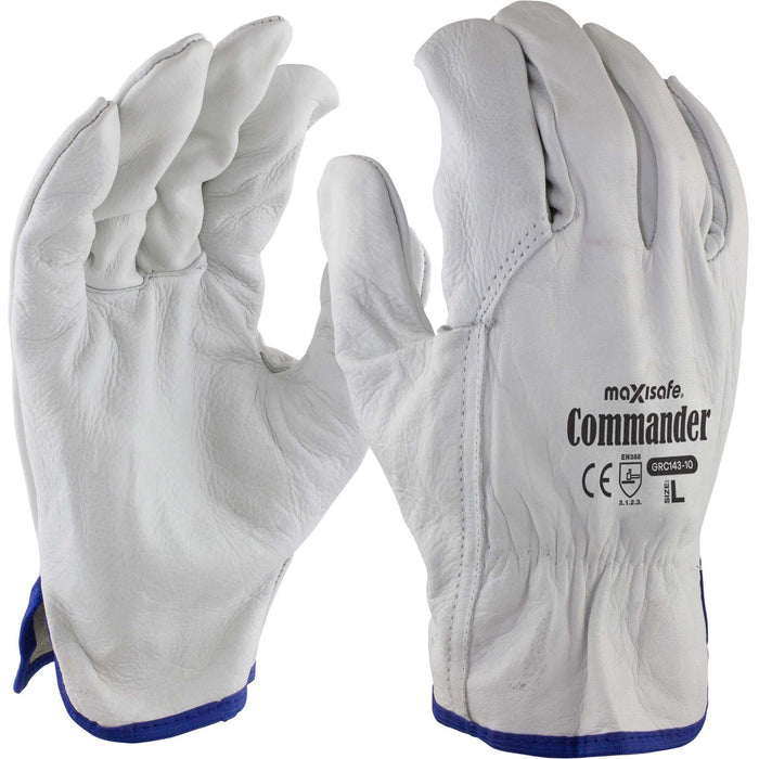 Maxisafe Commander Premium Rigger Natural Gloves