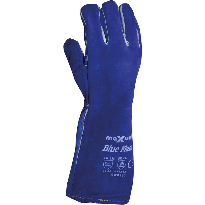 Maxisafe Blue Flame Premium Kevlar Welders Glove GWB163