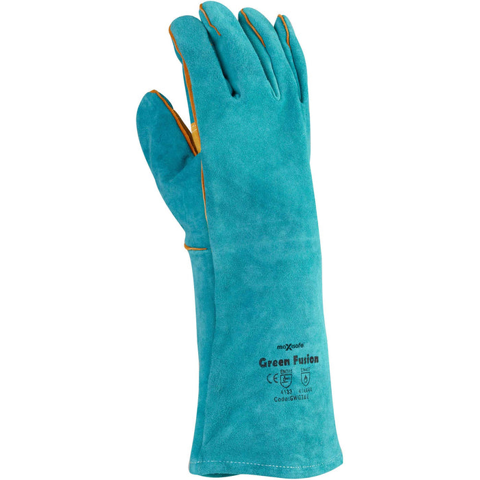 Maxisafe Green Fusion Premium Welders Glove GWG161