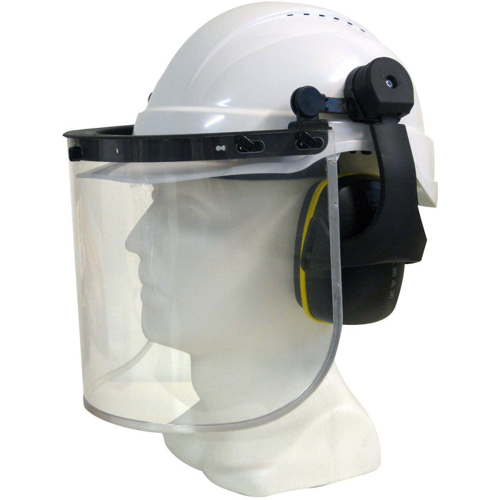 Maxisafe Clear Visor Earmuffs Hat HFK425a