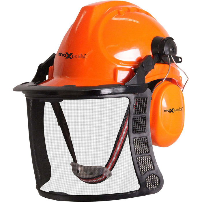 Maxisafe Forestry Kit with Mesh Visor & Muffs Complete HFK563