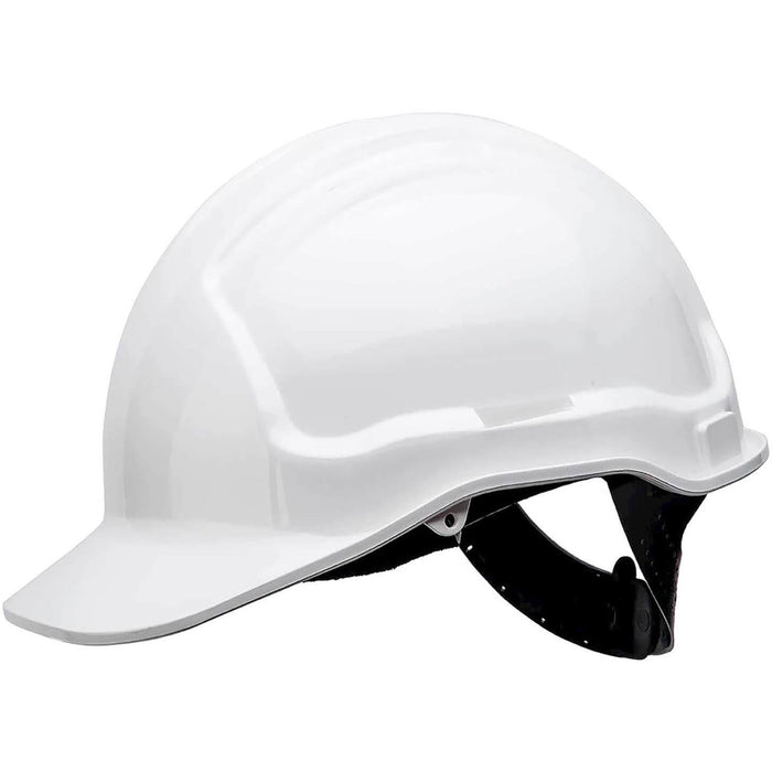 Maxisafe Tuffgard White Unvented Sliplock Harness Hard Hat - HTG58-WH