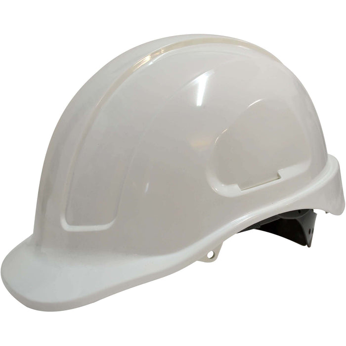 Maxisafe Maxiguard White Unvented Sliplock Harness Hard Hat HUS591-W