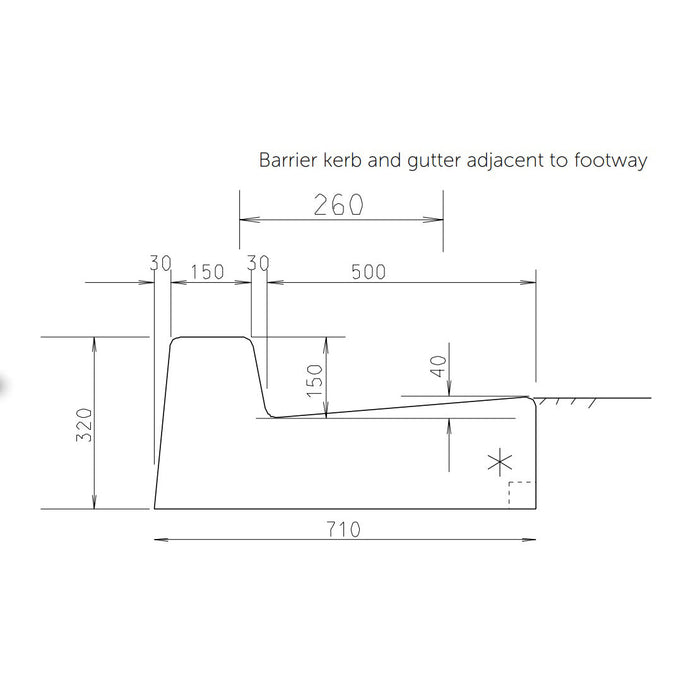 Masterfinish by AG Pulie Kerb Nosing Trowel KGE