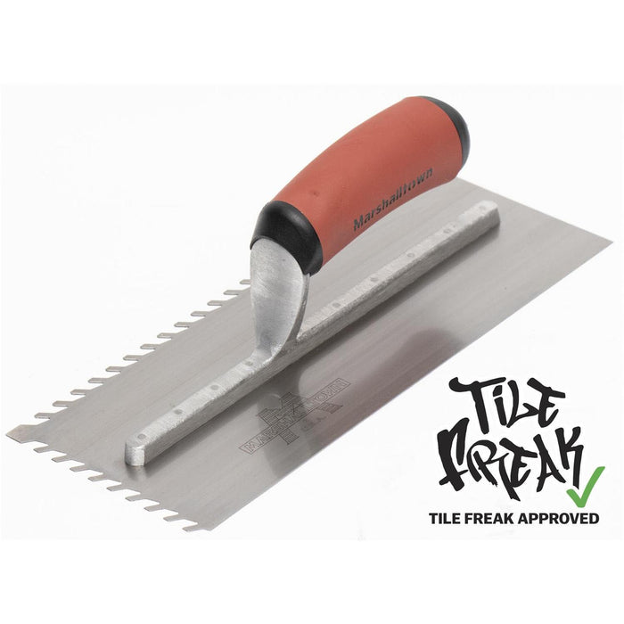 Marshalltown 406mm x 102mm Blade Tilers LayFlat 13mm Notched Trowel LF1216SD