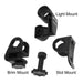 Maxisafe Multi-Angle Helmet Mount for Accessory Slot or Brim