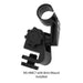 Maxisafe Multi-Angle Helmet Mount for Accessory Slot or Brim