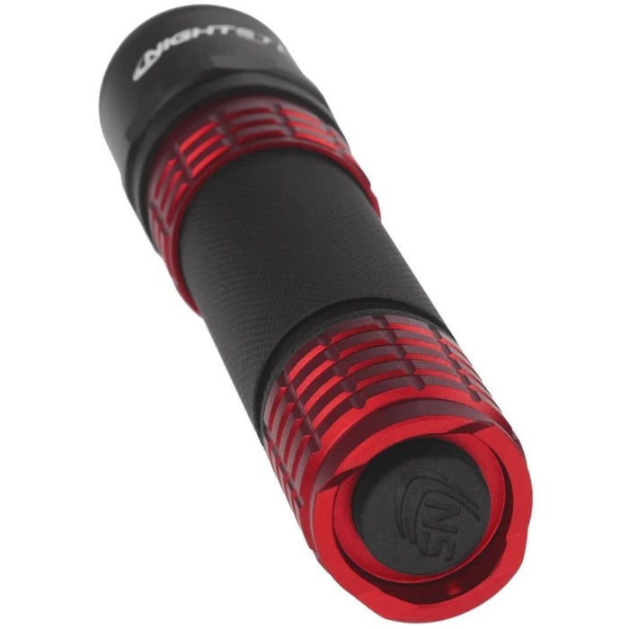 Maxisafe Nightstick USB Tactical Flashlight W/Holster - Red