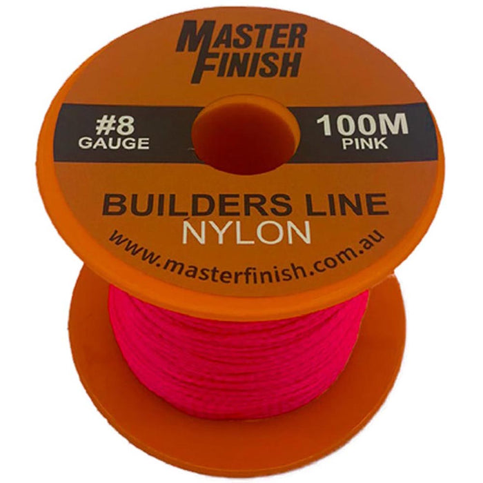 Masterfinish Builders Line - 100m Pink - MFBL100-P