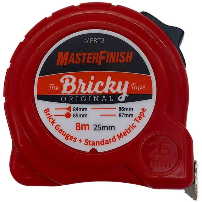 MASTERFINISH 8m x 25mm The Bricky Tape MFBT2