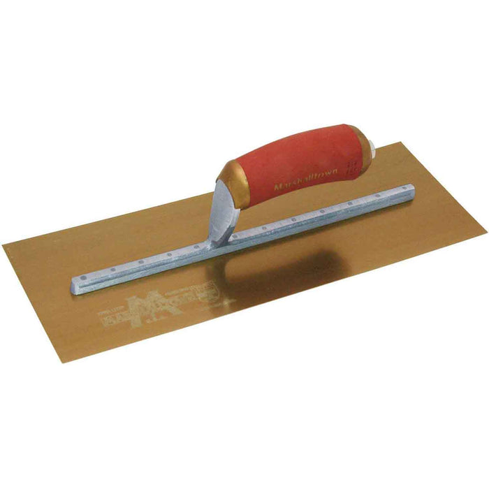 Marshalltown Permashape Finishing Trowel - 406 X 127 - Golden Ss - Durasoft - MT165GSFPD - 12176