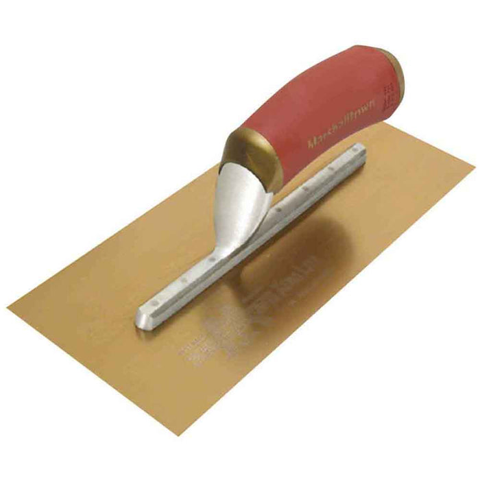 Marshalltown 356 X 127mm Finishng Duraflex Gold Stainless Steel Durasoft Handle Trowel MT4471DFD - 14471