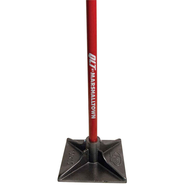 Marshalltown Hand Tamper - 254 X254mm Cast Iron Base With 1219mm Steel Handle MTHT10 - 10343