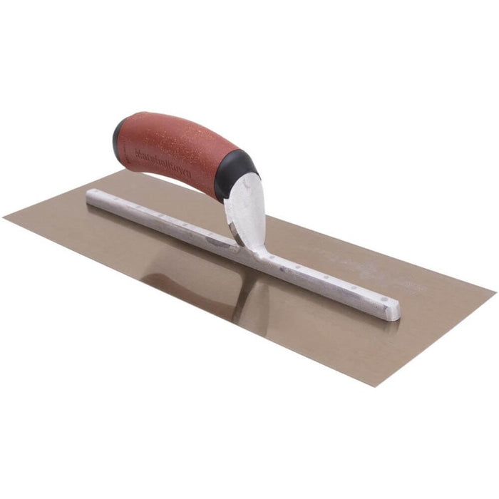 Marshalltown 330mm x 127mm Golden Stainless Steel Finishing Trowel with DuraCork Handle MTMXS13GSDC - 28492