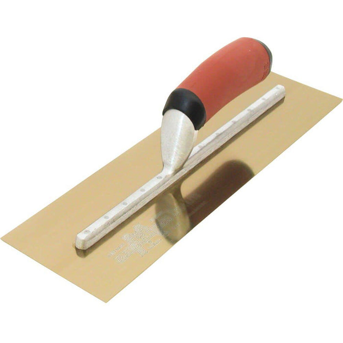 Marshalltown 406 X 127mm Finishing Golden Stainless Steel Durasoft Handle Trowel MTMXS165GD - 13425