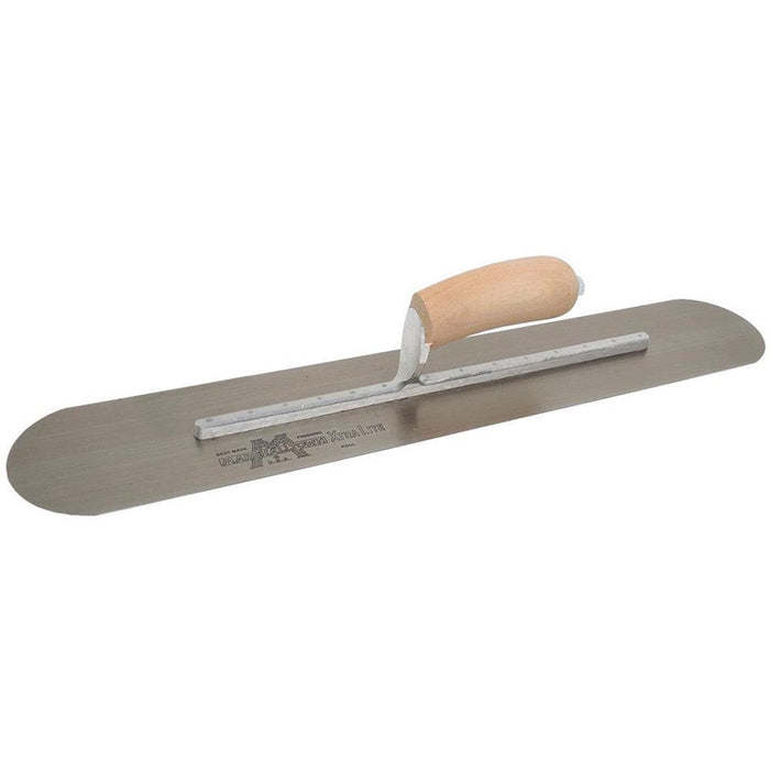 Marshalltown 559 mm Pool Trowel with Curved Wood Handle MTSP22 - 13925