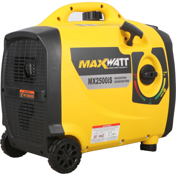 MaxWatt 4000W Petrol Inverter Generator with Electric Start MX2500IS