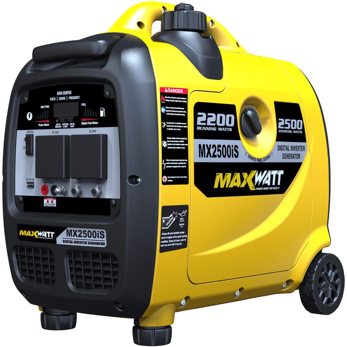 MaxWatt 4000W Petrol Inverter Generator with Electric Start MX2500IS