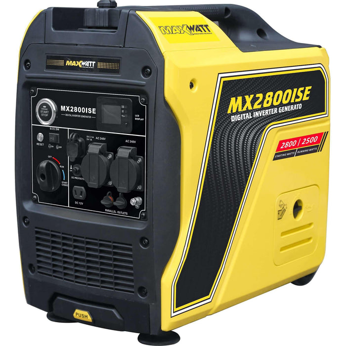 MAXWATT 2800W Pure Sine Digital Inverter Generator - MX2800ISE