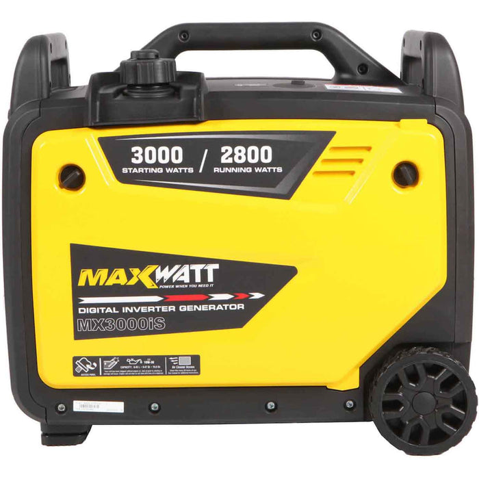 Maxwatt 3000 Watt Recoil Start Inverter Generator MX3000IS