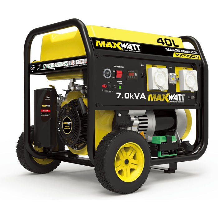 MaxWatt 7kVA Petrol Generator Electric Start MX7000ES