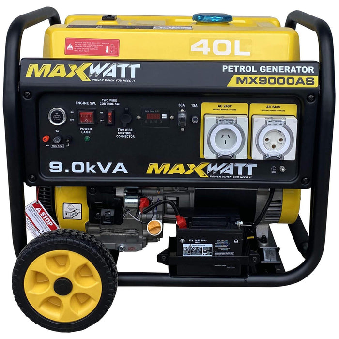 Maxwatt 9kVA Petrol Generator MX9000AS