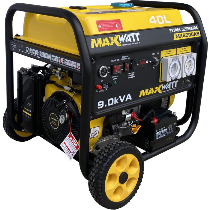 Maxwatt 9kVA Petrol Generator MX9000AS