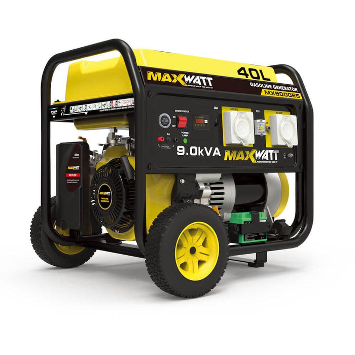 MaxWatt 9kVA Petrol Generator Electric Start MX9000ES