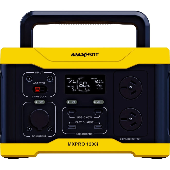 MAXWATT Pure Sine Wave Portable Power Station