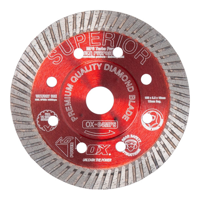 OX MPS SUPERIOR Turbo Diamond Blade