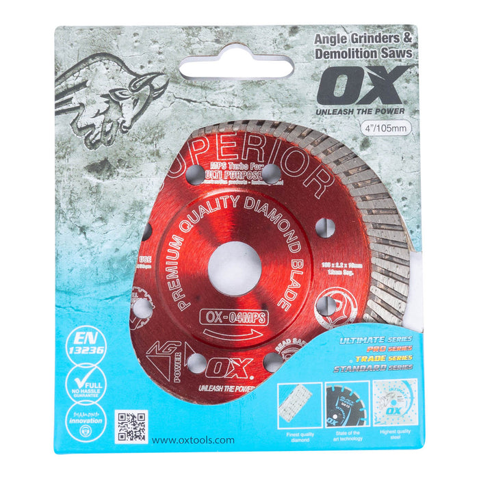 OX MPS SUPERIOR Turbo Diamond Blade