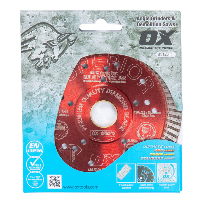 OX MPS SUPERIOR Turbo Diamond Blade