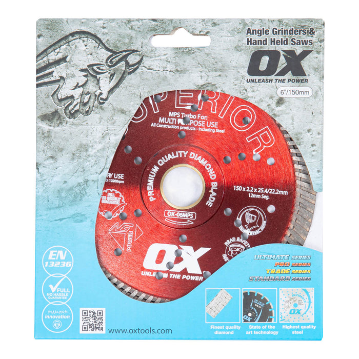 OX MPS SUPERIOR Turbo Diamond Blade