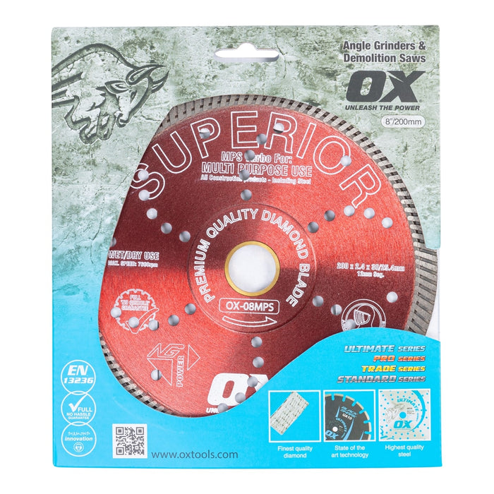 OX MPS SUPERIOR Turbo Diamond Blade