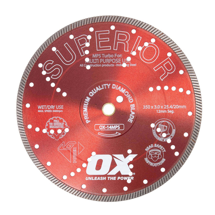 OX MPS SUPERIOR Turbo Diamond Blade