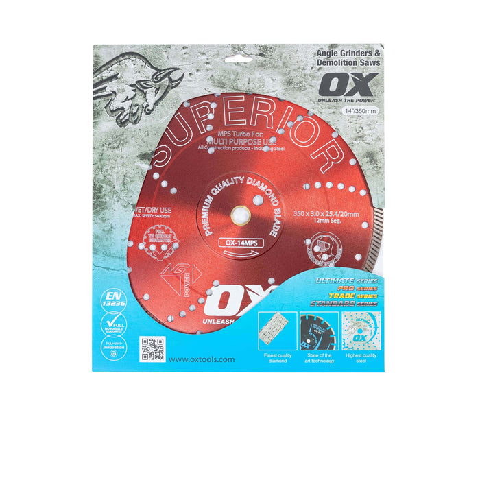 OX MPS SUPERIOR Turbo Diamond Blade