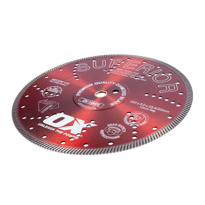 OX MPS SUPERIOR Turbo Diamond Blade